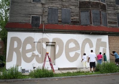 Community creates public mural during NeighborWorks Week 2010