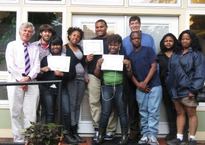 NHS of New Haven Youth Resident Leadership Program graduates