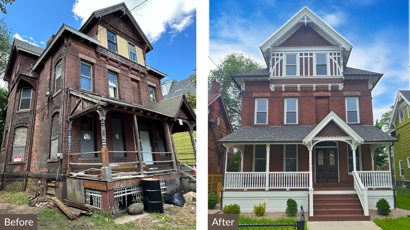470 Howard Avenue Before and After