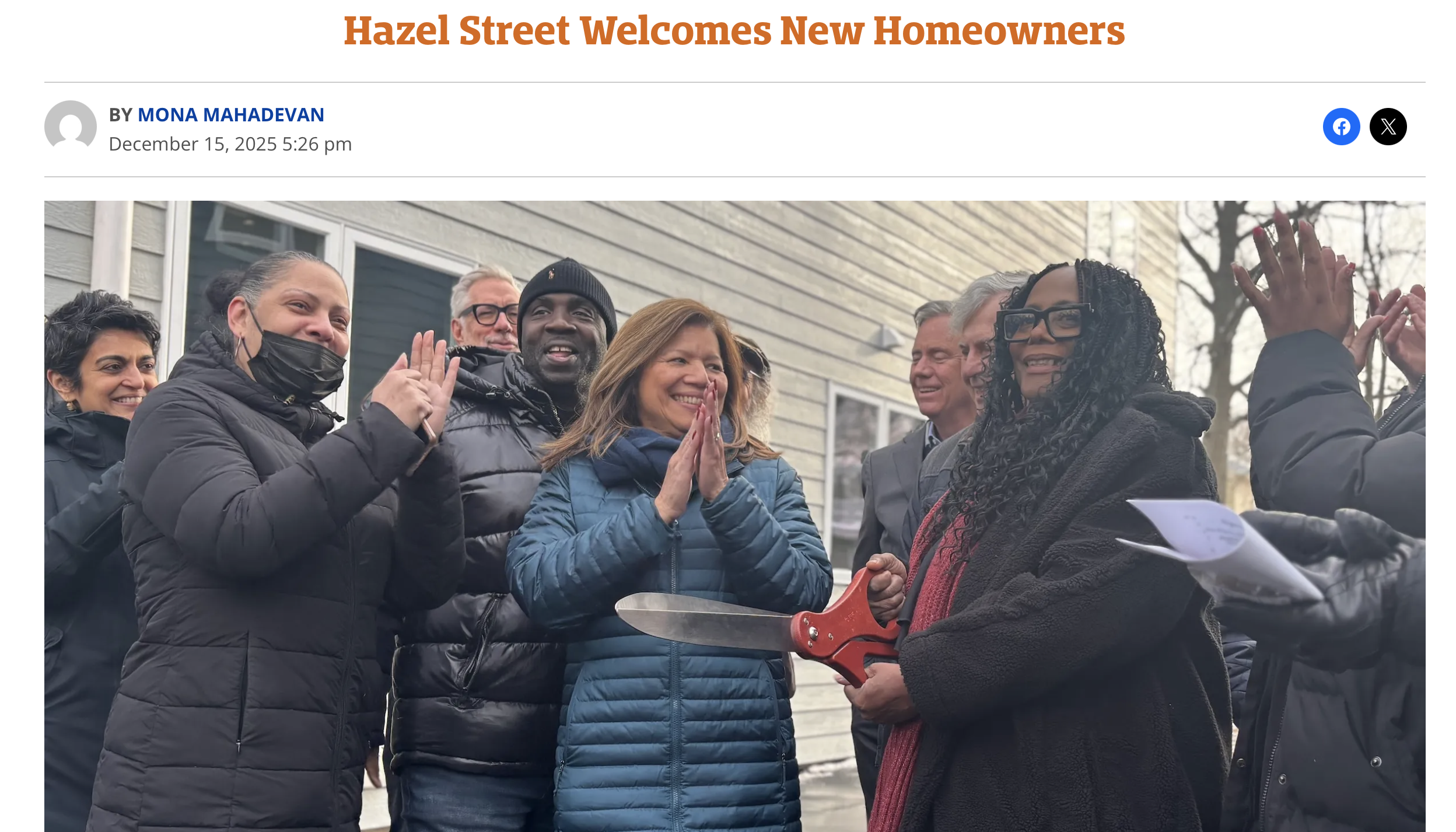 NHS of New Haven in the New York Times